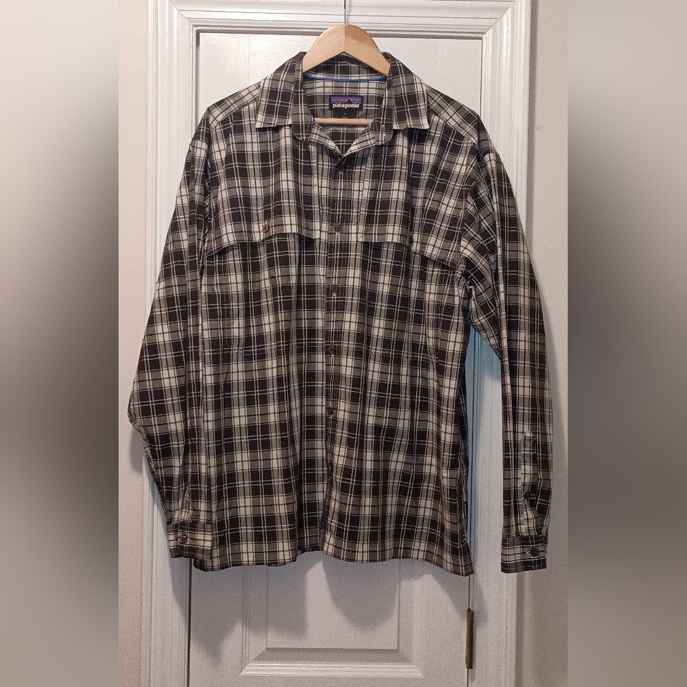 Patagonia Worn Work Island Hopper II Black Gray Men's Large